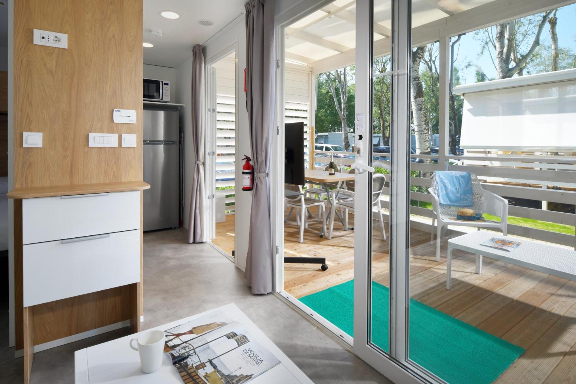 Isamar Holiday Village Ca Lino Exterior photo Interior of a mobile home